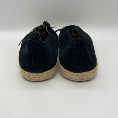 ジャック ソロヴィエール レースアップシューズ レイモンド想定 スエード ブラック サイズ43 JACQUES SOLOVIERE 約27.5cm【YB1】