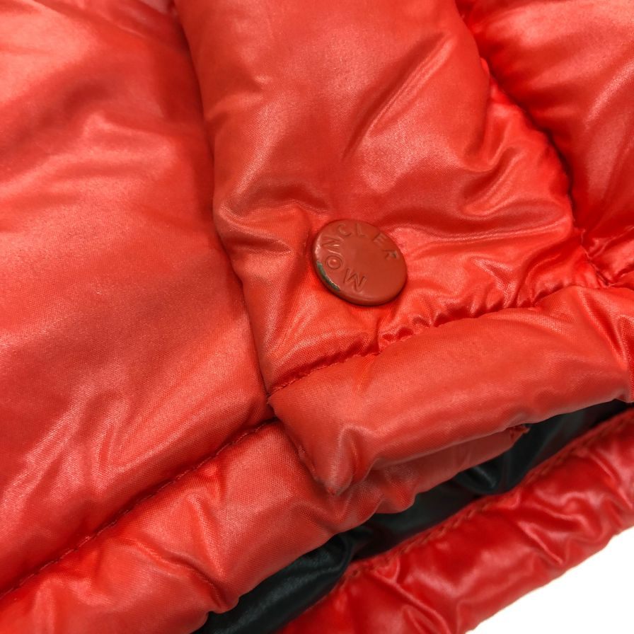 中古◆モンクレール ダウンジャケット エベレスト メンズ サイズ0 レッド MONCLER EVEREST 【AFA22】