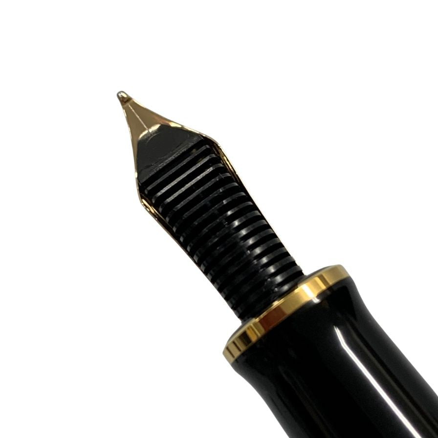 ペリカン 万年筆 スーベレーン 緑縞 ストライプ ペン先14C-585 F字 PELIKAN Souveran【AFI15】
