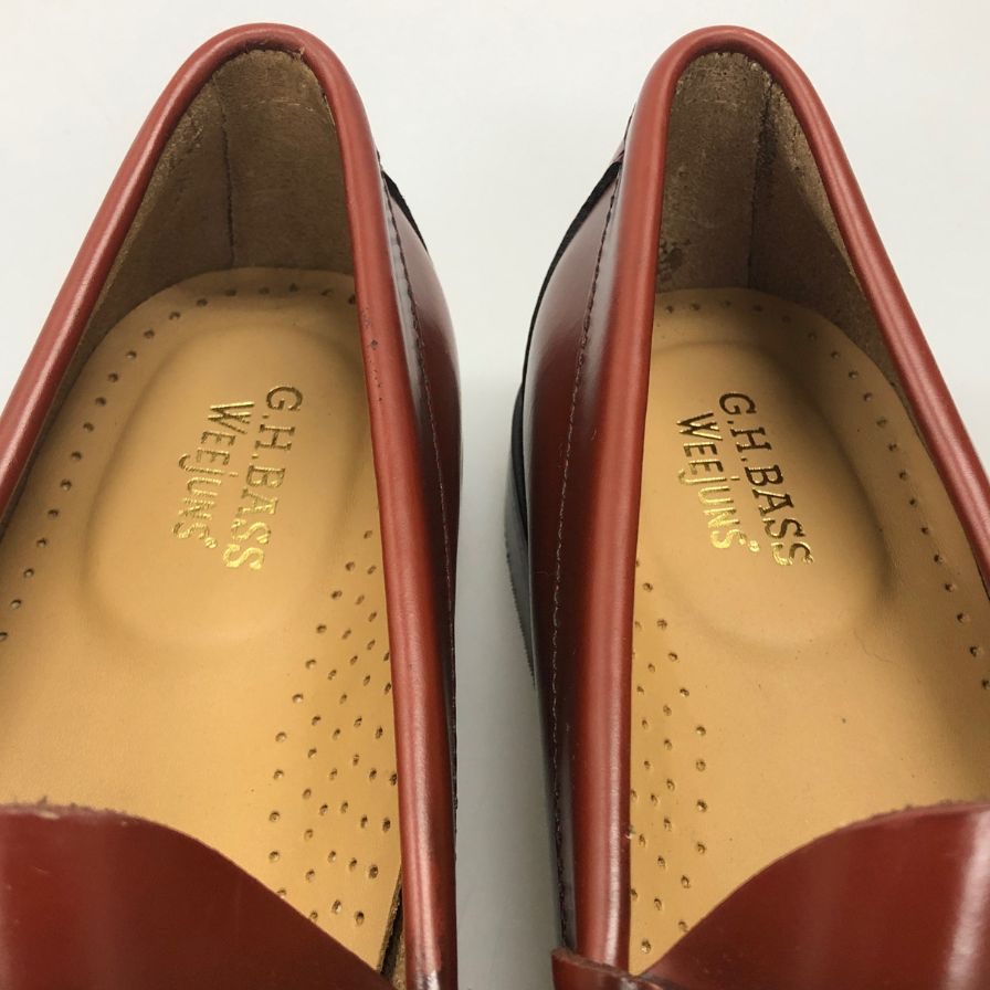 ジーエイチバス ローファー ウィージャンズ ラーソン サイズ9 メンズ ブラウン系 G.H.Bass&Co. WEEJUNS LARSON ローファー 約27.0cm【LA】【中古】