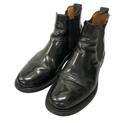 チャーチ チェルシーブーツ ナントン ポリッシュドバインダーカーフ ブラック サイズ6.5F church's ブーツ 約25.5cm【LA】【中古】