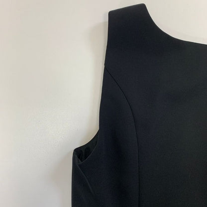極美品◆フォクシーニューヨーク ノースリーブワンピース バロン マットストレッチグログラン 36344 ブラック レディース サイズ40 FOXEY NEWYORK 【AFB48】