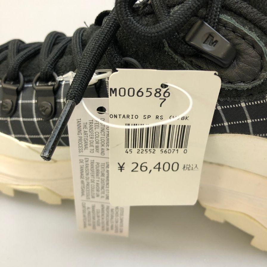メレル スニーカー ONTARIO SPEED RS レディース サイズ24 ブラック系 MERRELL 約24.0cm【AFD3】