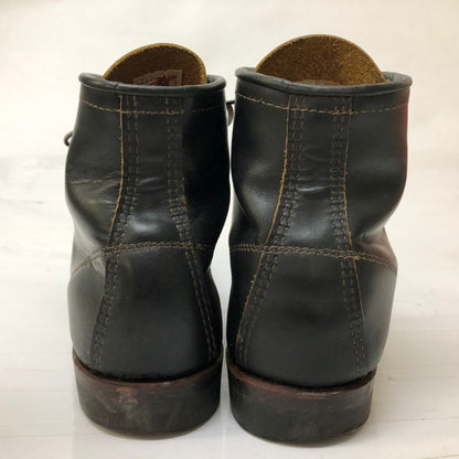 レッドウィング 9060 ベックマン フラットボックス レースアップ レザーブーツ ブラック US8.5D 茶芯 アメリカ製 RED WING 約26.5cm【AFD14】