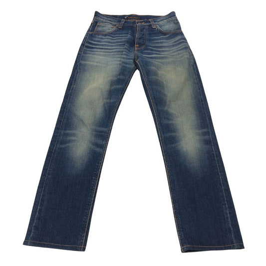 ヌーディージーンズ デニムパンツ ストレート W28 L32 メンズ ブルー系 Nudie Jeans 【AFB29】