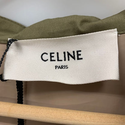 新品同様◆セリーヌ モッズコート エディ期 コットン カーキ レディース サイズ36 CELINE 【AFB8】