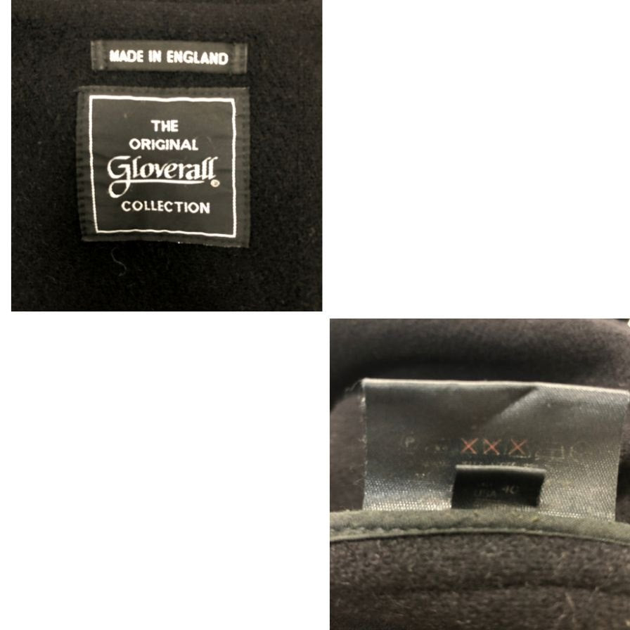 中古■グローバーオール フード ダッフルコート ウール メルトン グレー メンズ サイズ表記なし Gloverall 【AFA1】