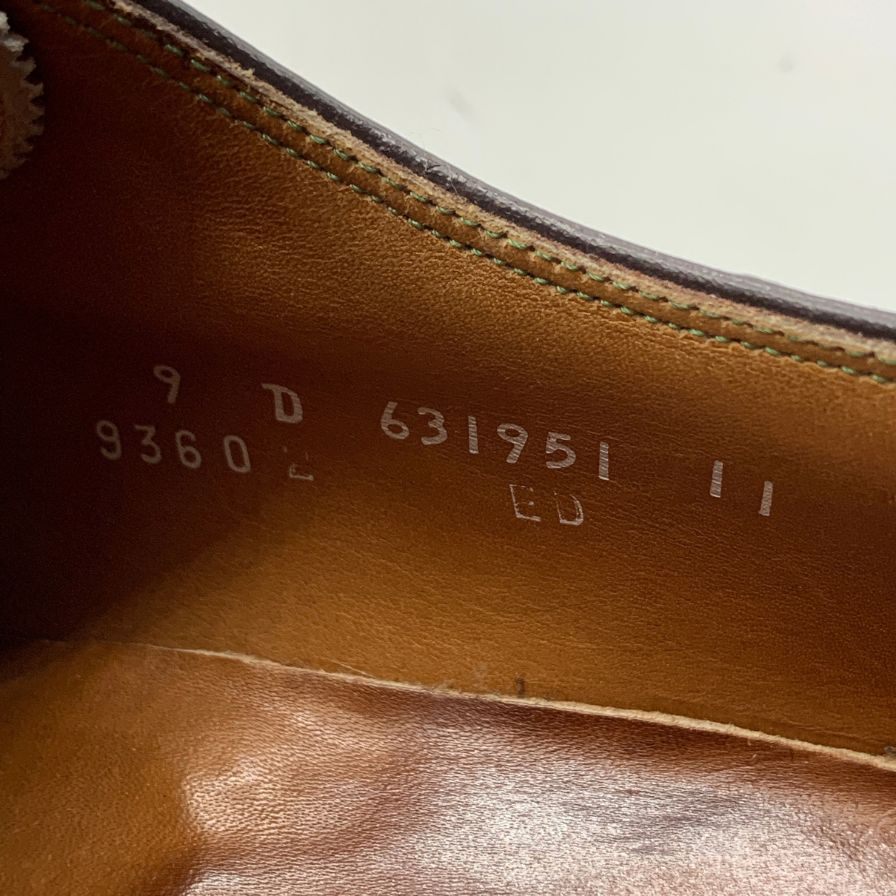 フローシャイム レザーシューズ ウイングチップ グレインレザー ブラウン メンズ サイズUS9D FLORSHEIM 約27.0cm【YB5】