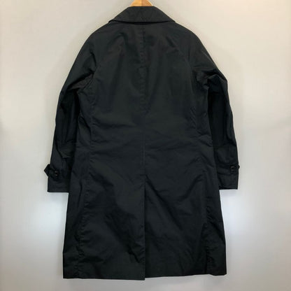 中古◆ユニバーサル ラゲッジ ポリエステル トレンチコート ライナー付 EE201454 メンズ サイズS ブラック UNIVERSAL LANGUAGE 【AFA9】