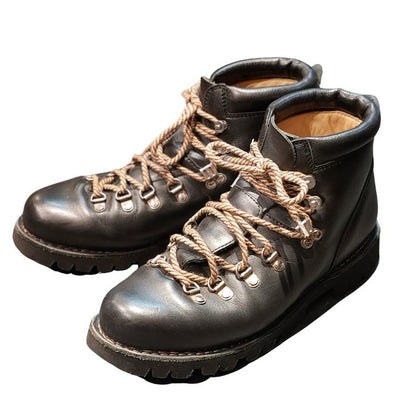 パラブーツ レザーブーツ アヴォリアーズ ブラック メンズ サイズUK7 PARABOOT AVORIAZ ブーツ 約25.5cm【LA】【中古】