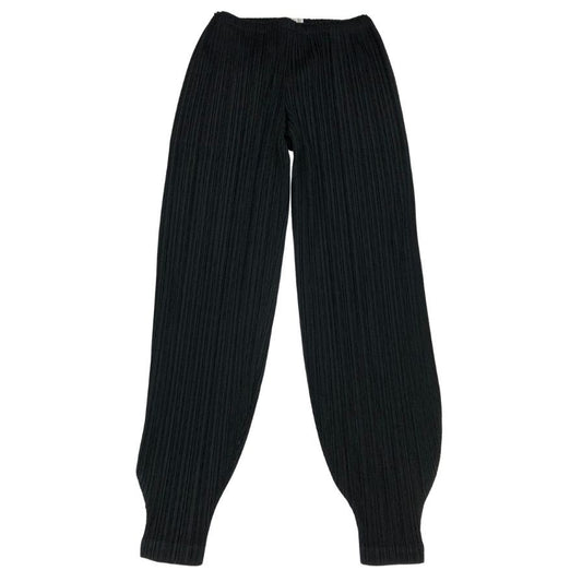 プリーツプリーズ パンツ イージーパンツ PP31-JF123 ポリエステル レディース ブラック サイズ3 PLEATS PLEASE 【AFB33】