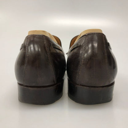 サンクリスピン AZALEA別注 レザーシューズ タッセルローファー メンズ 7.5D ブラウン Saint Crispin’s ローファー 約26.0cm【LA】【中古】
