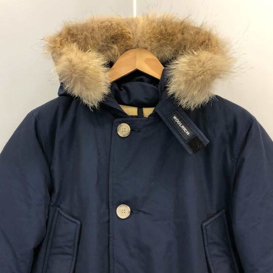 美品◆ウールリッチ アークティックパーカー メンズ ブルー系 XXS WOOLRICH 【AFF22】