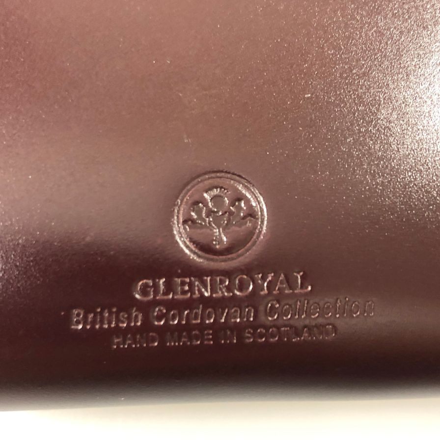 グレンロイヤル 長財布 ラウンドジップ コードバン ボルドー GLENROYAL【AFB55】
