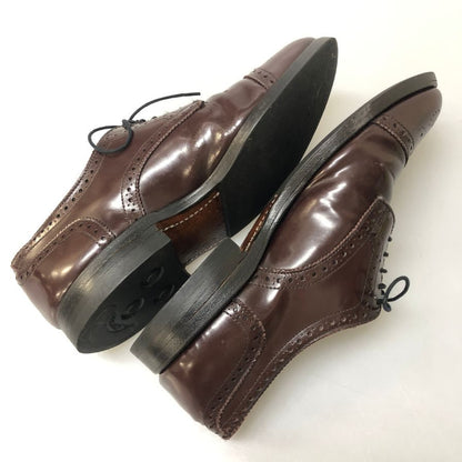 アレンエドモンズ セミブローグ 09087 カーフ ブラウン サイズUS6EEE メンズ Allen Edmonds 約24.0cm【AFC51】
