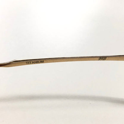 フォーナインズ NPM-80 52▢18 139 6901 18J 伊達眼鏡 メンズ ブラウン＆ゴールド 9999【AFI7】