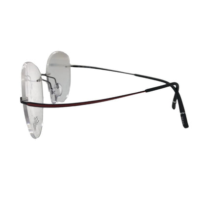 シルエット メガネ リムレス 5599 9142  □17 150 ブラック silhouette【AFI18-2】