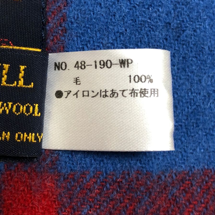ツイードミル マフラー チェック ウール ユニセックス TWEEDMILL【AFI21】