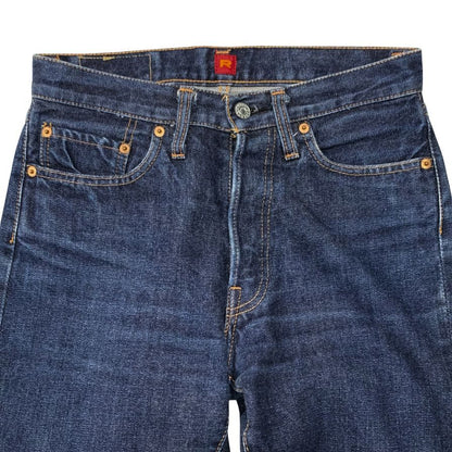 リゾルト ストレートデニムパンツ 710 ブルー W29L29 メンズ ボタンフライ 赤耳 RESOLUTE 【AFB30】
