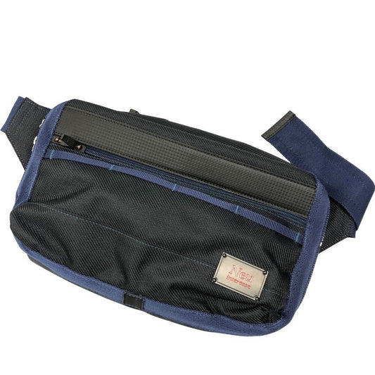 ノイ インテレッセ ウエストバッグ 斜め掛け ネイビー メンズ Neu interesse【AFE11】