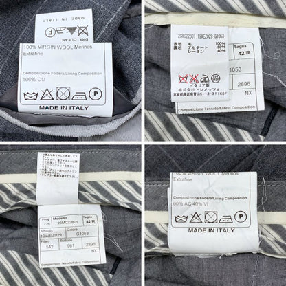 タリアトーレ スーツ 2SMC22B01 チェック柄 ウール グレー系 メンズ サイズ42R TAGLIATORE【AFB18】