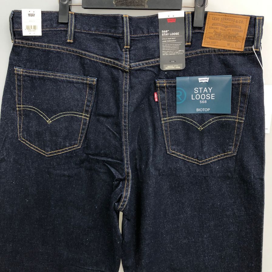 ビオトープ×リーバイス デニム 568 インディゴ メンズ W38 L30 BIOTOP×LEVI'S 【AFB39】