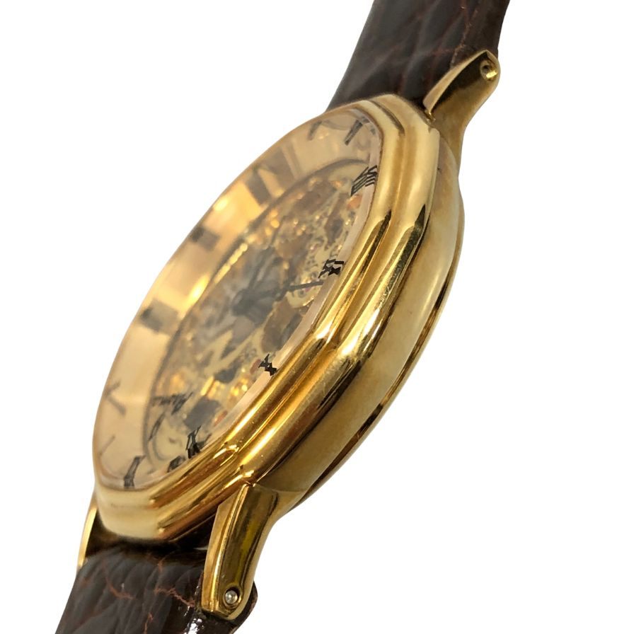 アロマ 手巻き時計 スケルトン ゴールド レディース AROMA【AFI16】