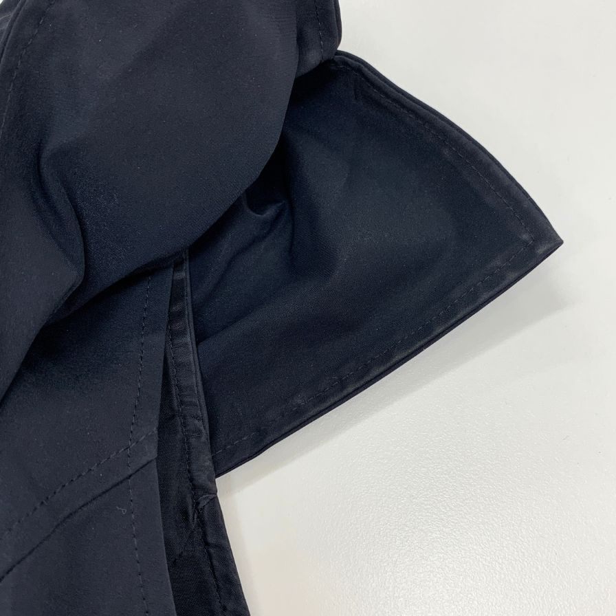 極美品◆ルネ 肩リボン バルーン 膝丈 ネイビー ワンピース サイズ38 6216310 Rene 【AFB7】