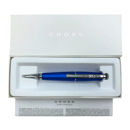 クロス ボールペン エッジ ニトロブルー シルバー CROSS【AFB54】