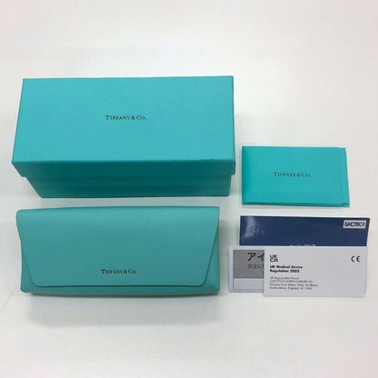 ティファニー Tサングラス ウェリントン型 ブラック×シルバー メンズ 145 TF2238D TIFFANY＆Co.【AFI14】