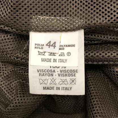 中古■エンメティ レザージャケット ダブル ブラウン メンズ サイズ44 EMMETI 【AFG1】