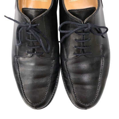 クロケット&ジョーンズ モールトン 9262-1015-41 ブラック 7Eハーフ メンズ 革靴 CROCKETT&JONES MORETON ビジネスシューズ 約25.5cm【LA】【中古】