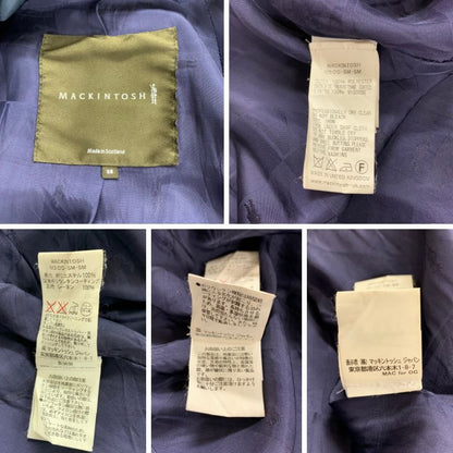 中古◆マッキントッシュ スコットランド ナイロンジャケット ネイビー サイズ38 メンズ MACKINTOSH 【AFB43】