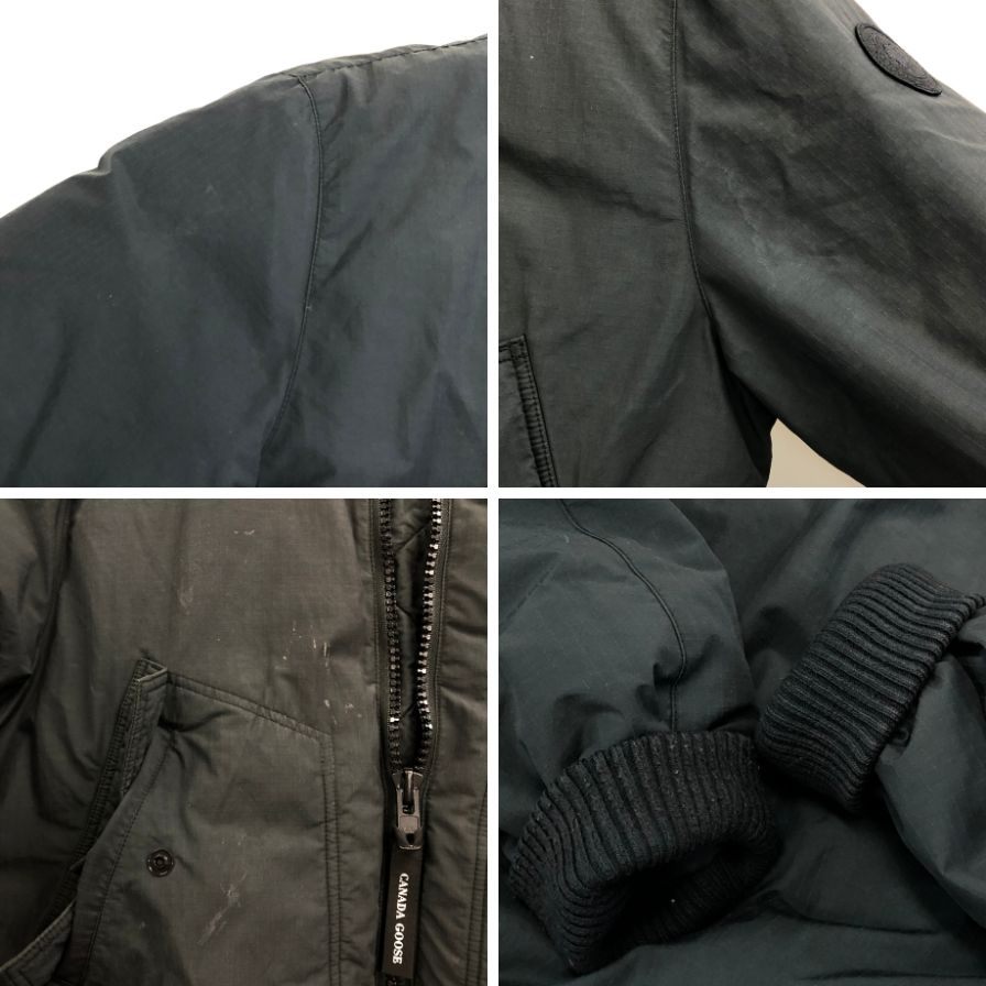 中古◆カナダグース 5621M フレイザーボンバージャケット ブラック サイズS CANADA GOOSE 【AFA3】