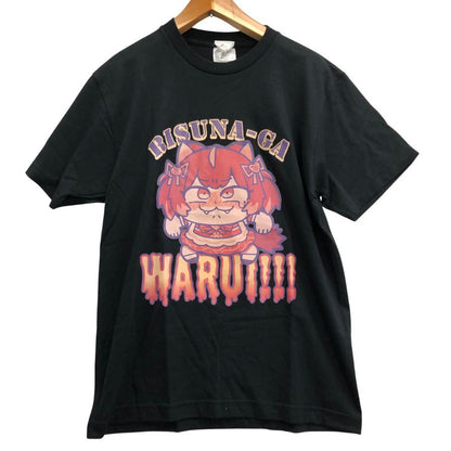 極美品◆赤見かるび×GIGO Tシャツ おにくの国のキャンペーン 2024 POPUP リスナーが悪い ブラック メンズ サイズM 【AFB40】