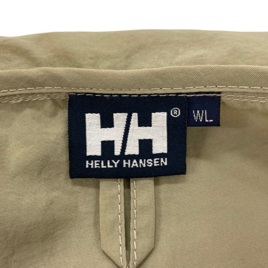 美品◆ヘリーハンセン ナイロンジャケット  カーキ サイズWL レディース HELLY HANSEN 【AFB20】