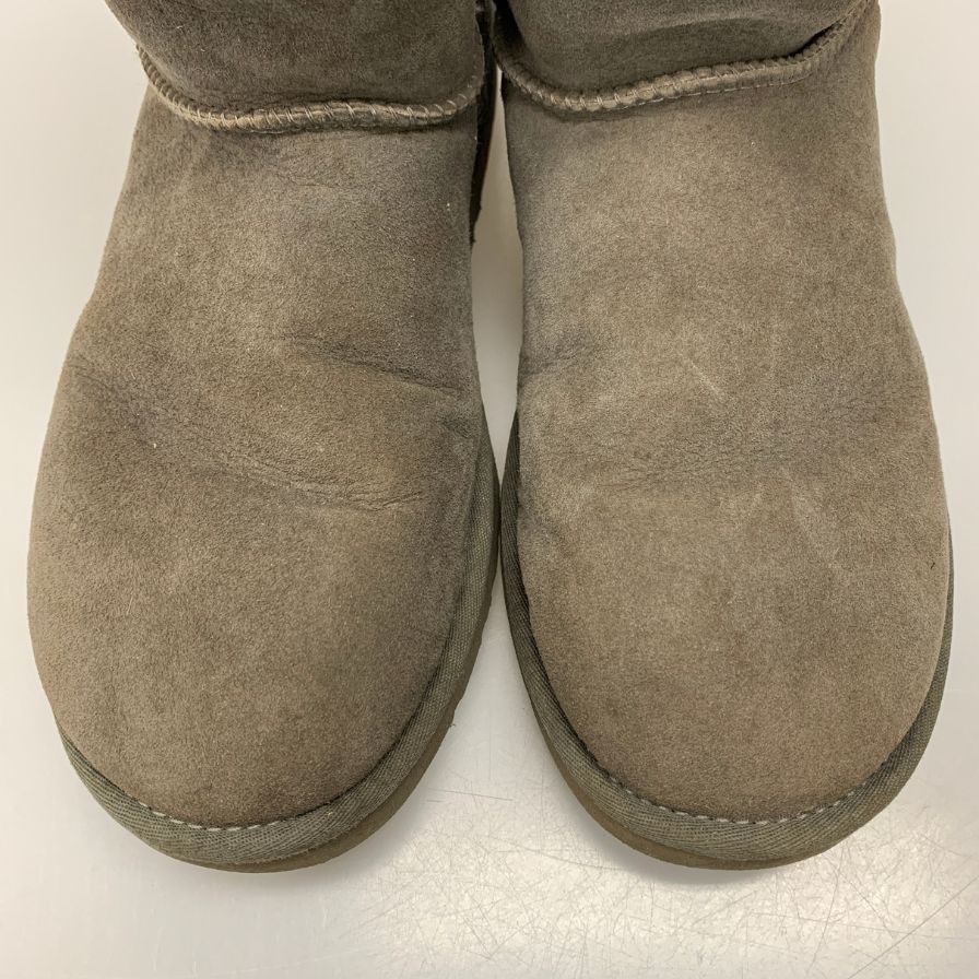 アグ クラシック ショート シープスキン ムートンブーツ SN 5800 メンズ US10 グレー UGG 約28.0cm【AFC35】