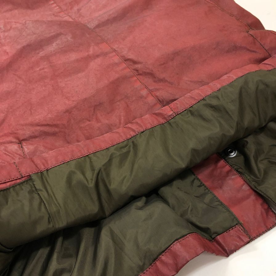 中古◆バブアー オイルドジャケット ビデイル 3ワラント レッド メンズ サイズM Barbour BEDALE 【AFA21】