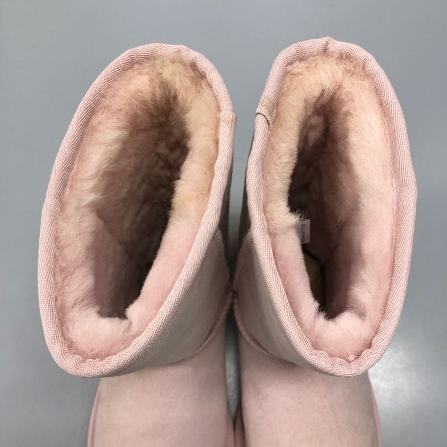 アグ クラシック ショート ムートン ブーツ 1016223 スターマーク レディース サイズ24cm ピンク UGG 約24.0cm【AFD1】