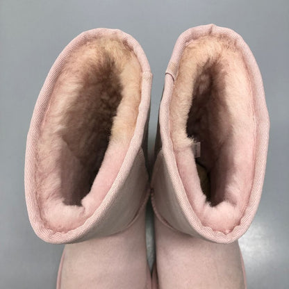 アグ クラシック ショート ムートン ブーツ 1016223 スターマーク レディース サイズ24cm ピンク UGG 約24.0cm【AFD1】