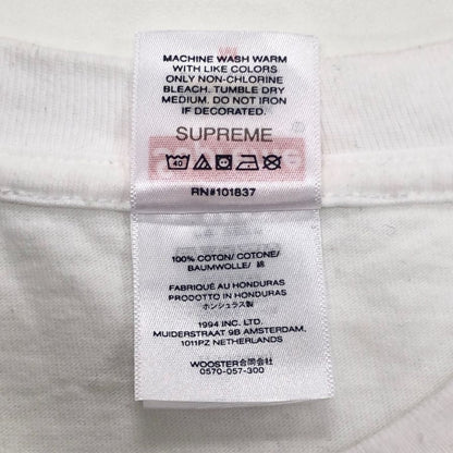 美品◆シュプリーム Tシャツ 25SS 0701-252627  エイフェックスツイン ホワイト サイズM Supreme 【AFB34】