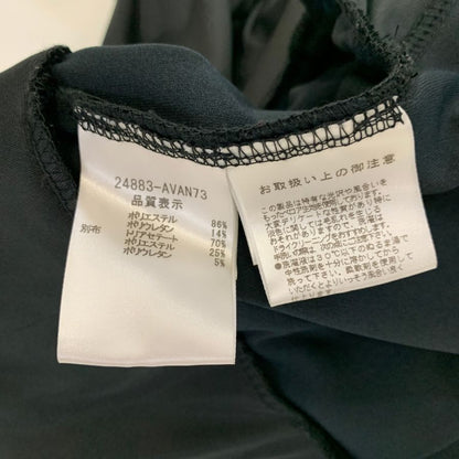 極美品◆フォクシーニューヨーク ノースリーブワンピース 24883 レディース ブラック サイズ40 FOXEY NEW YORK 【AFB45】