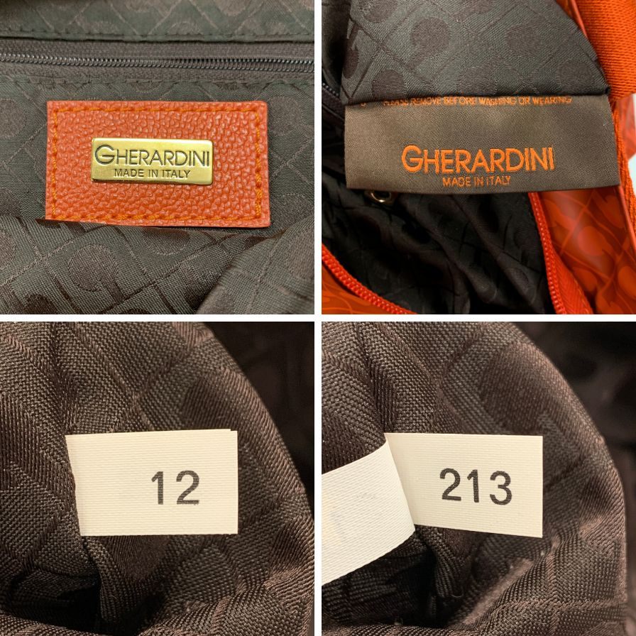 ゲラルディーニ トートバッグ ソフティ オレンジ ナイロン レディース GHERARDINI【AFE3】