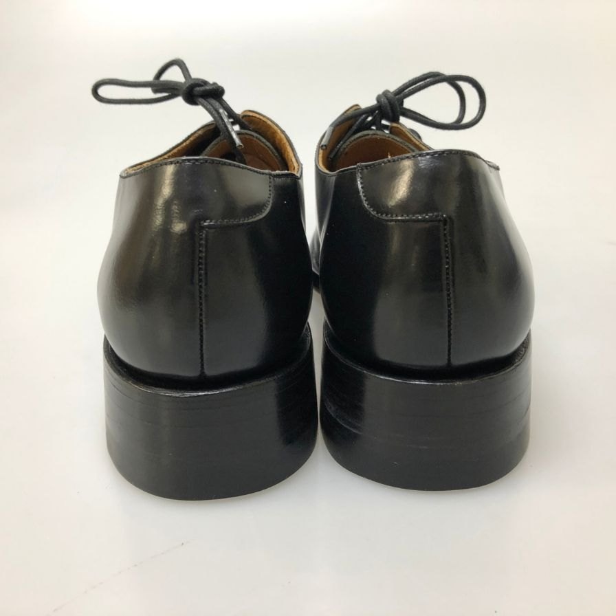 ユケテン レザーシューズ プレーントゥ ブラック メンズ サイズ7 YUKETEN 約25.0cm【AFD14】