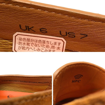 サントーニ ローファ― 18036 ベルトデザイン スエード ブラウン サイズUK6 メンズ SANTONI 約24.5cm【AFC4】