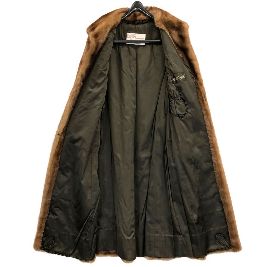 エンバ デミバフミンク ロングコート ネーム入り EMBAS【AFF21】