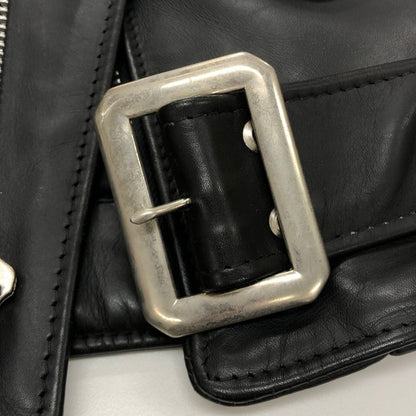 極美品◆ショット レザージャケット ダブルライダース ワンスター 牛革 革ジャン 613UW ブラック サイズS SCHOTT 【AFG1】