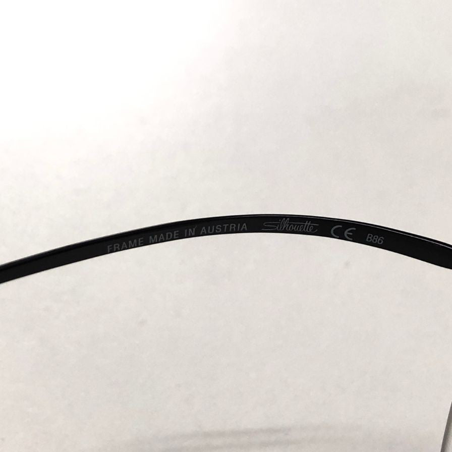 シルエット メガネ リムレス 5599 9142  □17 150 ブラック silhouette【AFI18-2】