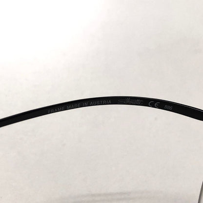 シルエット メガネ リムレス 5599 9142  □17 150 ブラック silhouette【AFI18-2】