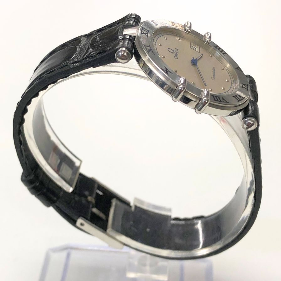 オメガ コンステレーション クオーツ デイト 白文字盤 Cal.1379 OMEGA Constellation【AFI9】